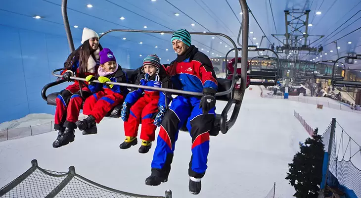 Ski Dubai indoor snow activities