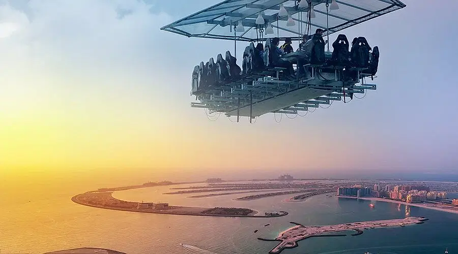 Dinner in the Sky unique dining experience