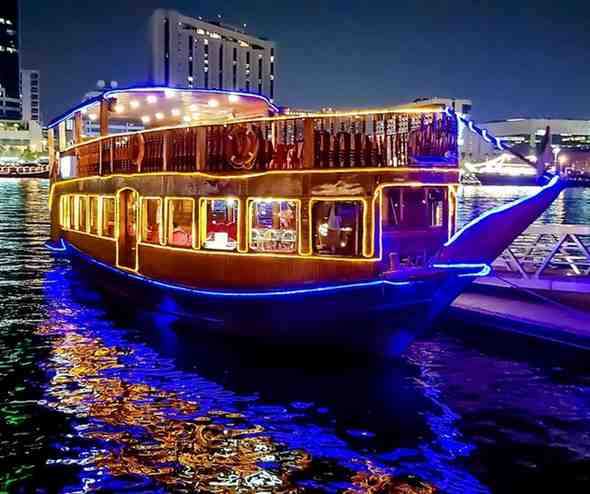 Dhow Cruise Marina in Dubai
