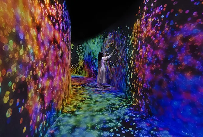 teamLab Phenomena interactive art